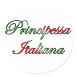 Principessa Italiana (Italian Princess) Stickers
