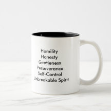 Principles of Choi Kwang Do Coffee Mugs