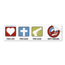 Princples Against Obama Bumper Stickers