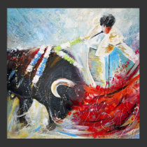 Print "2010 Toro Acrylic 02" - by Miki