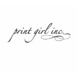 print girl logo - green t-shirts