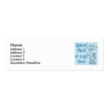 Print my own business cards white
