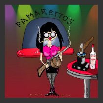 Print "Pam-Pam La Rue" - By Kev Moore