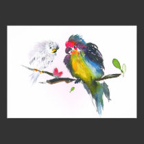 Print "Two Kinds - One Heart" - by Miki