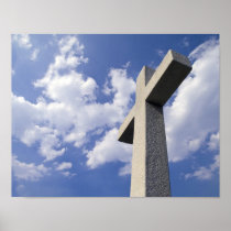 Print - White Stone Cross