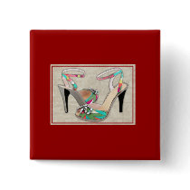 Printed Leather with Rhinestones