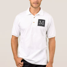 Printed Pattern and Custom Letter. Black and White Shirts