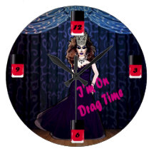 Priscilla Velvet:  I'm On Drag Time Clock