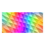 prism squares pattern photo cards
