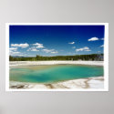Prismatic Hot Spring at Yellowstone posters