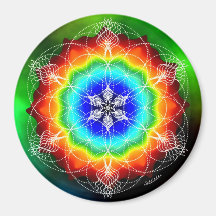 Prismatic Pool of Soul Fridge Magnet