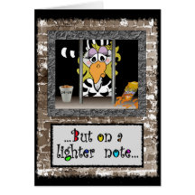 Prison card: Female jailbird