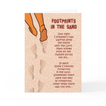 Prison Cards - Footprints in Sand