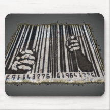 PRISON JAIL BAR CODE MOUSE PADS