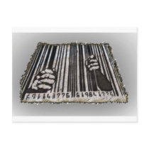 PRISON JAIL BAR CODE POST CARD