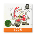 PRISON SANTA magnets