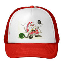 PRISON SANTA MESH HATS