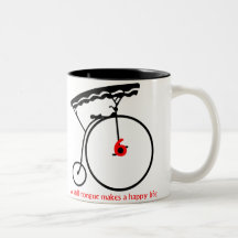 Prisoner "A Still Tongue Makes a Happy Life" Coffee Mugs