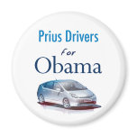 Prius Drivers for Obama Magnet