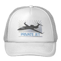 Private Jet Mesh Hat