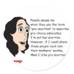 Pro Abortion Satirical stickers