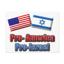 Pro-America/Israel Postcards