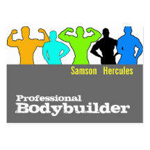 Pro Bodybuilder Overall Business Card