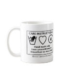 Pro Breastfeeding Care Instructions Mug