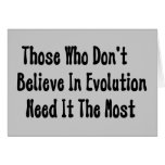 Pro-Evolution Greeting Card