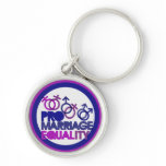 Pro gay marriage keychains