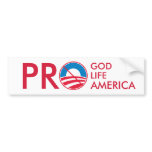 Pro God Life America Bumper Stickers