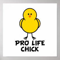 Pro Life Chick Print