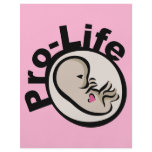 Pro-Life Foetus Design flyers