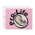 Pro-Life Foetus Design invitations