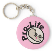 Pro-Life Foetus Design Key Chains