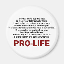 Pro-Life Magnets