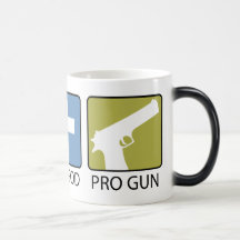 Pro Life, Pro God, Pro Gun Coffee Mugs