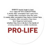 Pro-Life stickers