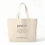 Pro Life Tote bags