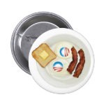 Pro-Obama 2012 Breakfast buttons