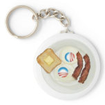 Pro-Obama 2012 Breakfast keychains