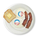 Pro-Obama 2012 Breakfast magnets