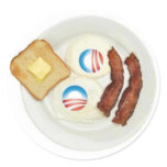 Pro-Obama 2012 Breakfast stickers