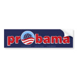 PRO-OBAMA BUMPER STICKER bumper stickers