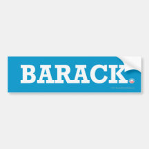Pro-Obama sticker Barack Bumper Sticker