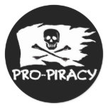 "Pro Pirate" sticker