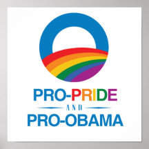 PRO-PRIDE AND PRO-OBAMA -.png Poster