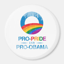 Pro-Pride and Pro-Obama Vintage.png Refrigerator Magnet