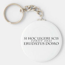 Probably Homeschooled Key Chain