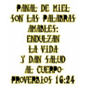 Proberbios 16:24 t-shirts